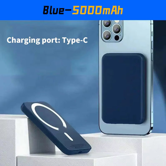 20000Mah Magnetic Powerbank Wireless PD 22.5W Fast Charger for Magsafe Portable Auxiliary Battery for Iphone Samsung